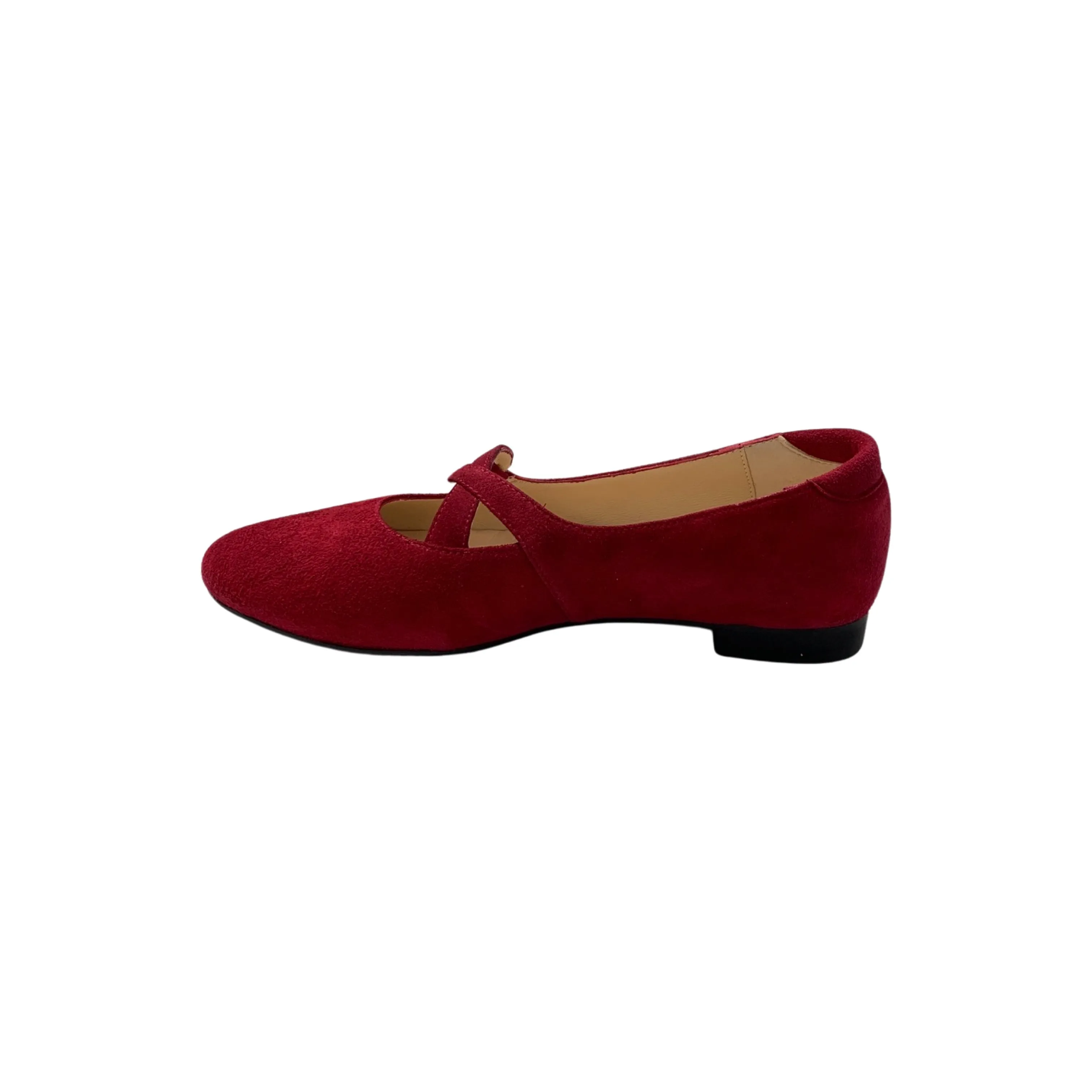 235531 Red Suede Flat