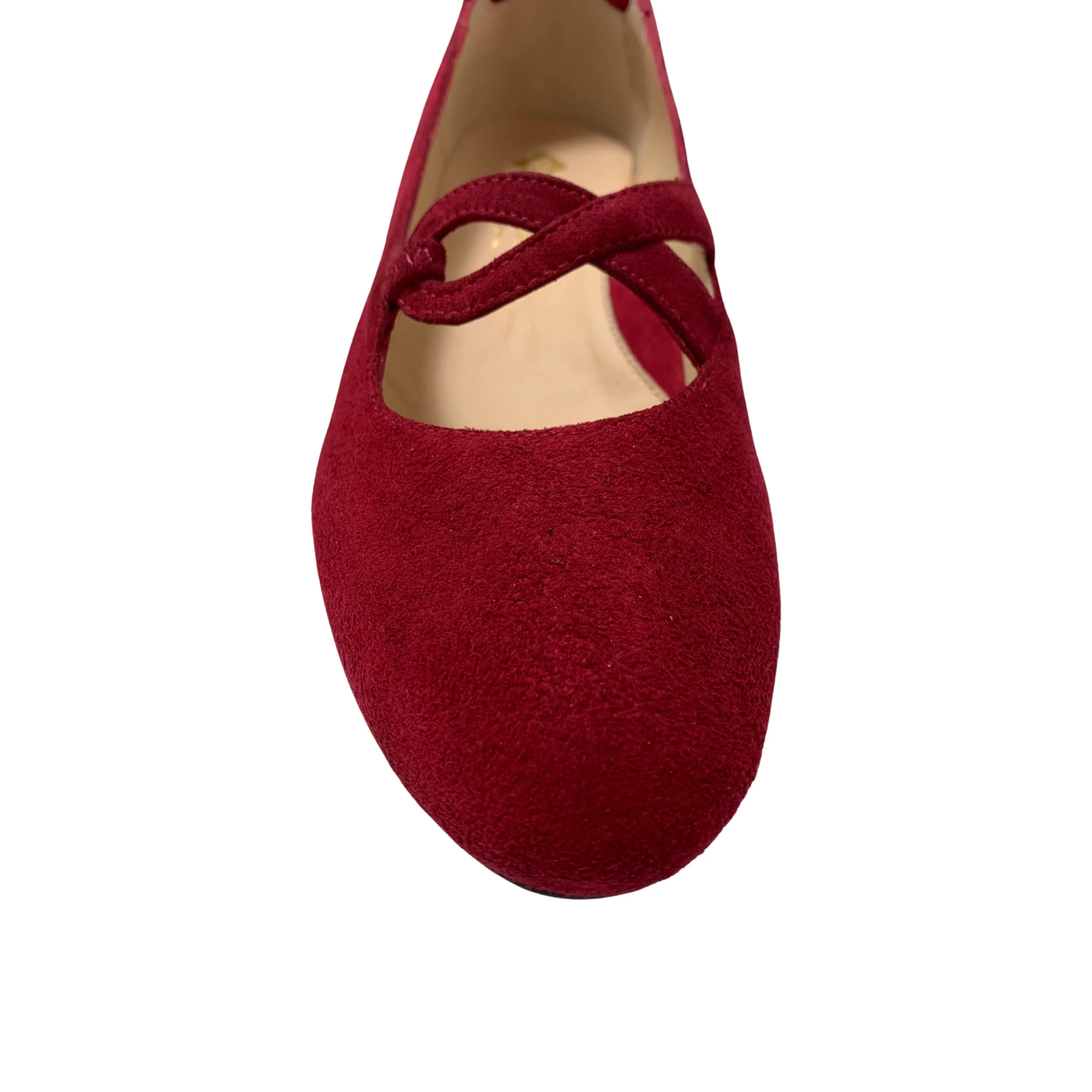 235531 Red Suede Flat