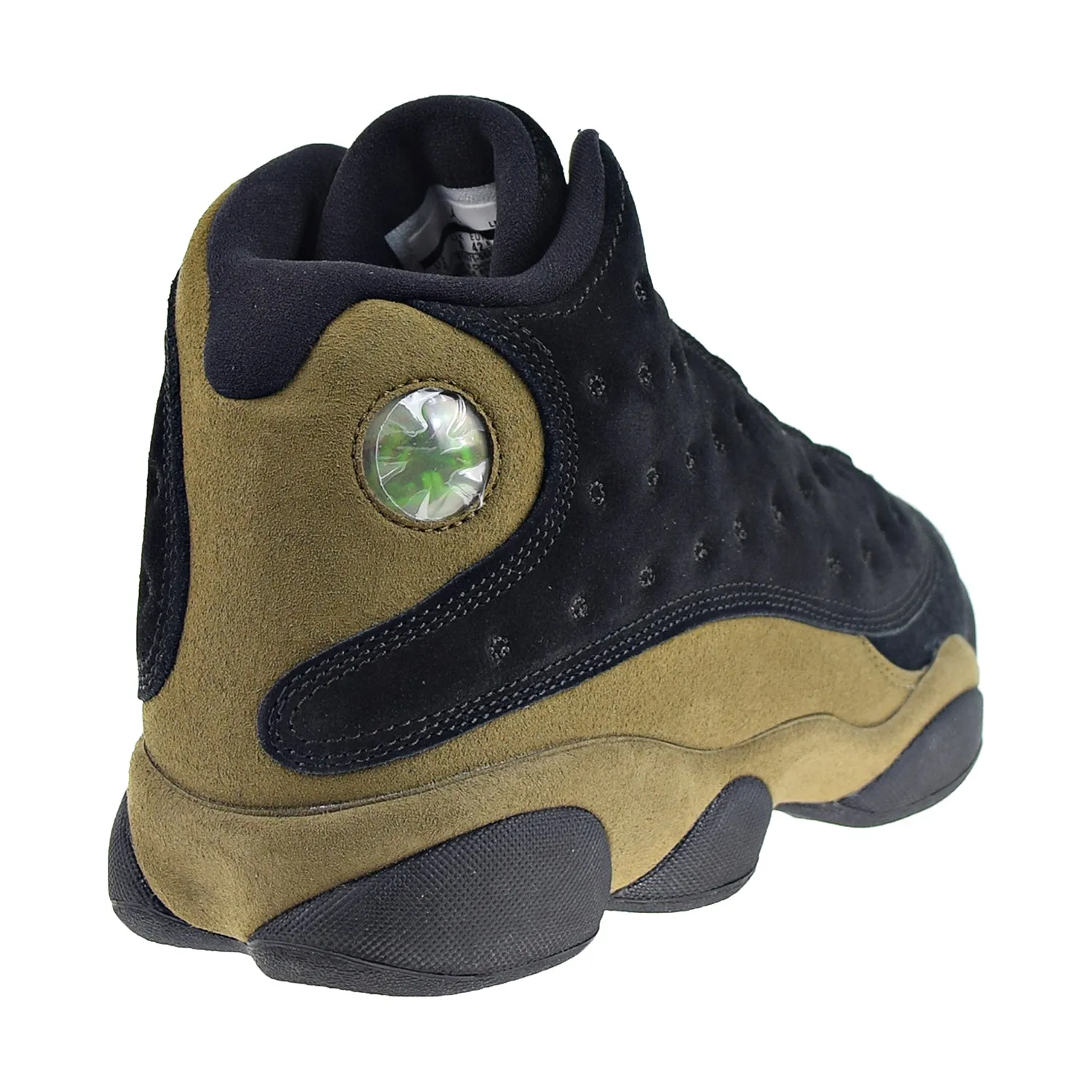 Air Jordan 13 Retro Men's Shoes Black-Gym Red-Light-Light Olive