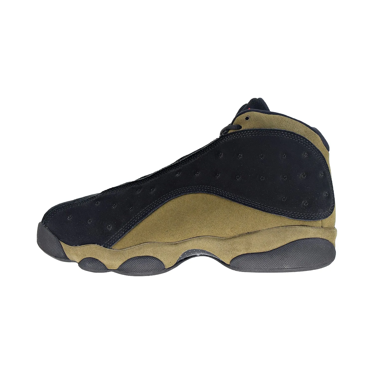 Air Jordan 13 Retro Men's Shoes Black-Gym Red-Light-Light Olive