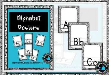 Alphabet cards- Classroom Decor