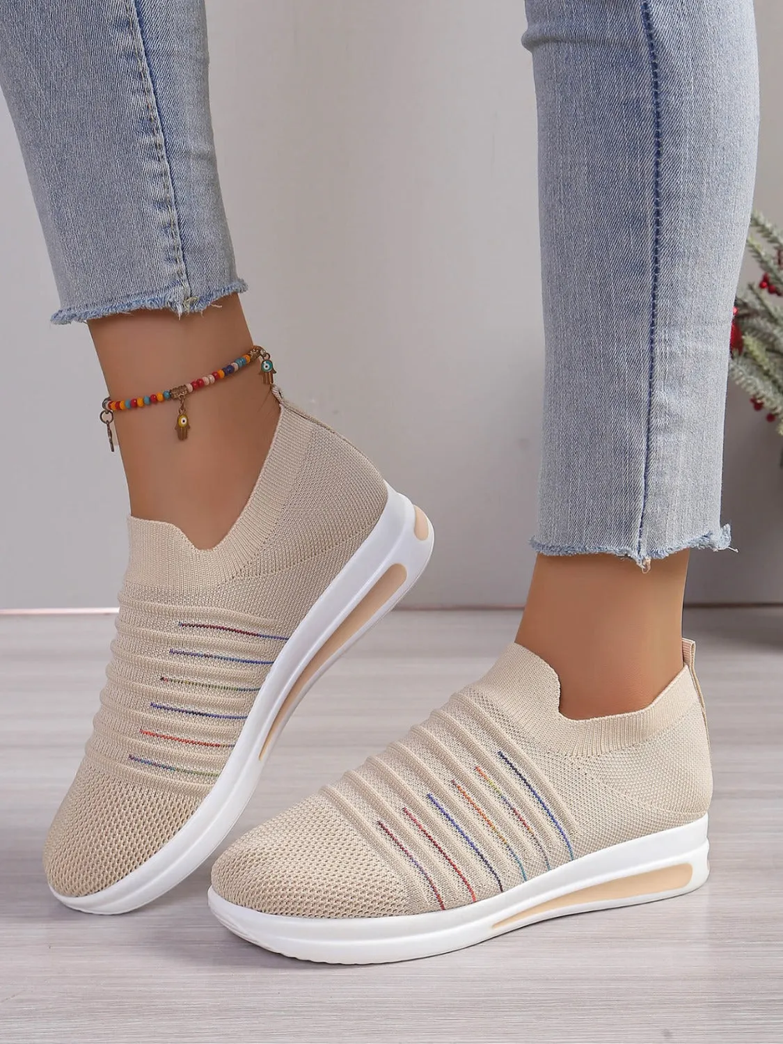 BE. Shoe HYFE Slip On Wedge Sneakers