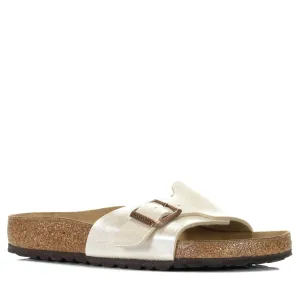 Birkenstock Catalina Birko-Flor Graceful (Regular) Pearl White