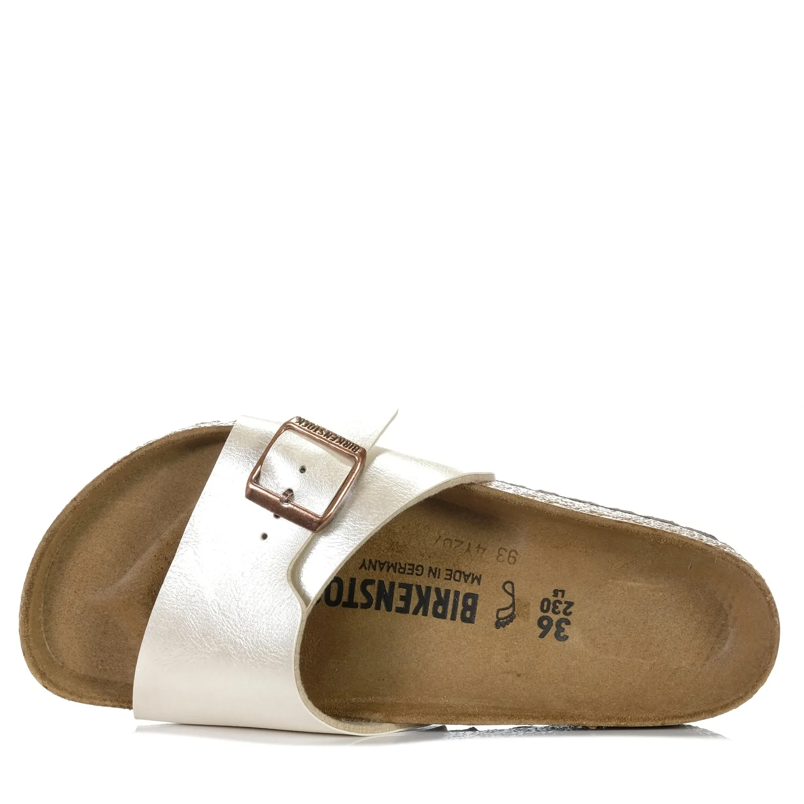 Birkenstock Catalina Birko-Flor Graceful (Regular) Pearl White