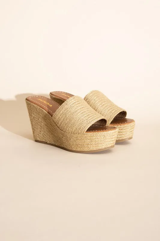 BOUNTY-S JUTE PLATFORM WEDGES