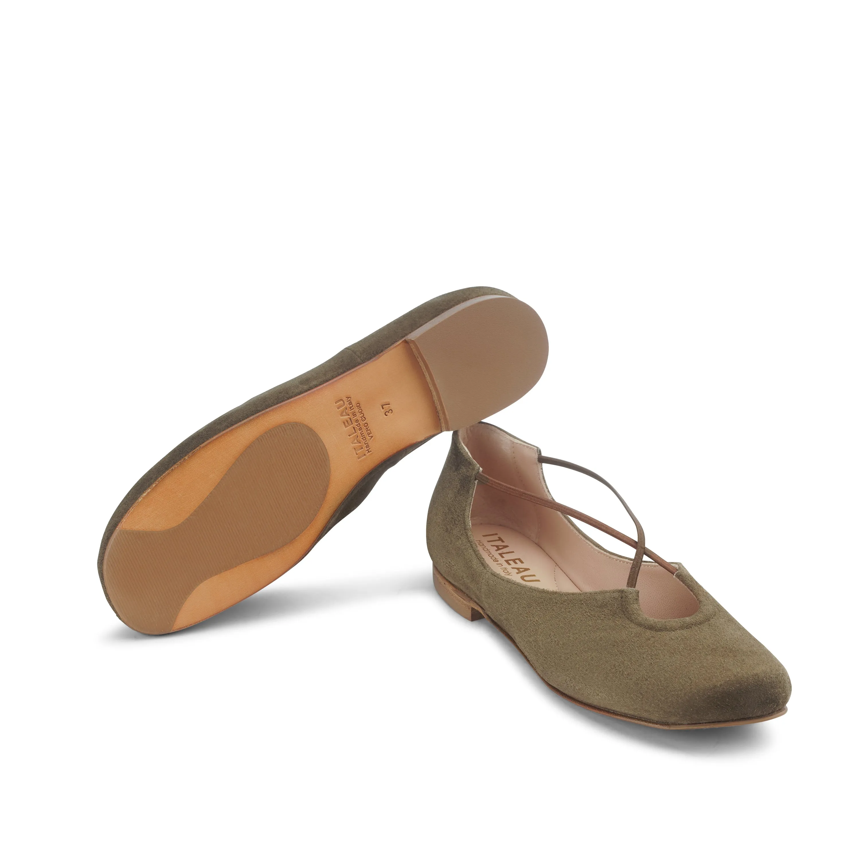 Bria Flexlite Flats Moss