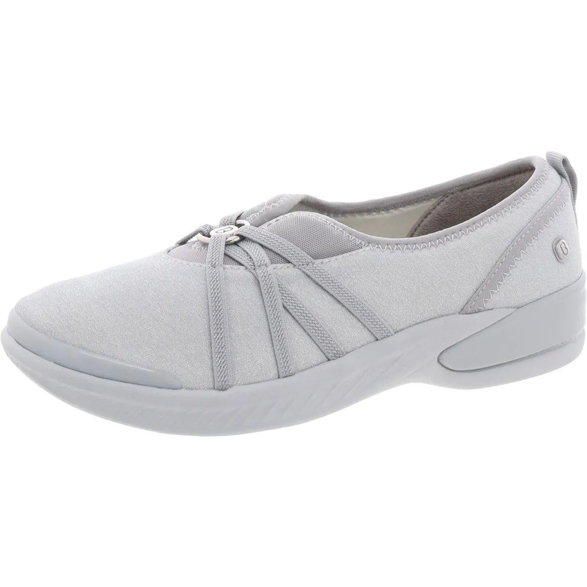 Bzees Womens Niche Cushioned Slip-On Sneakers