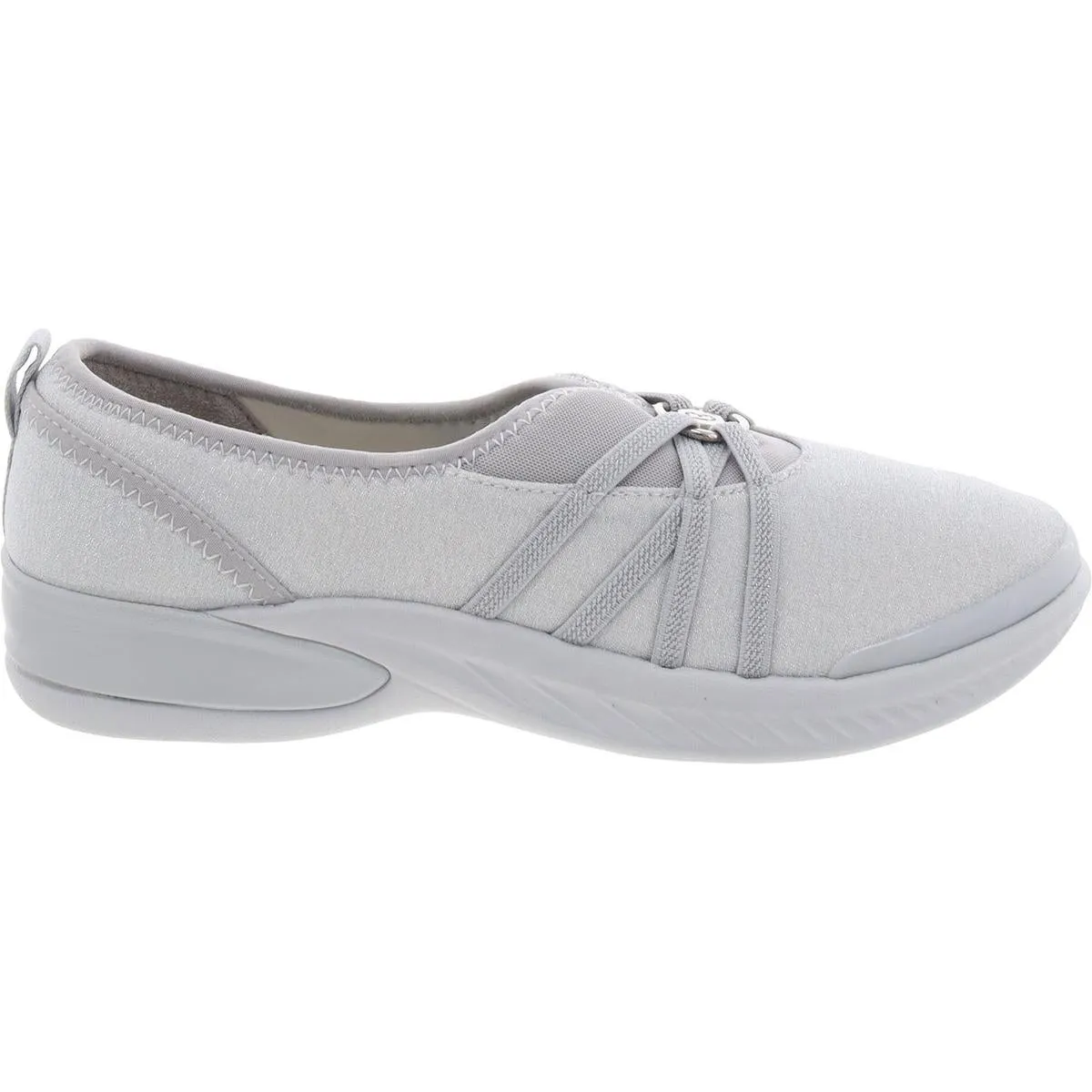 Bzees Womens Niche Cushioned Slip-On Sneakers