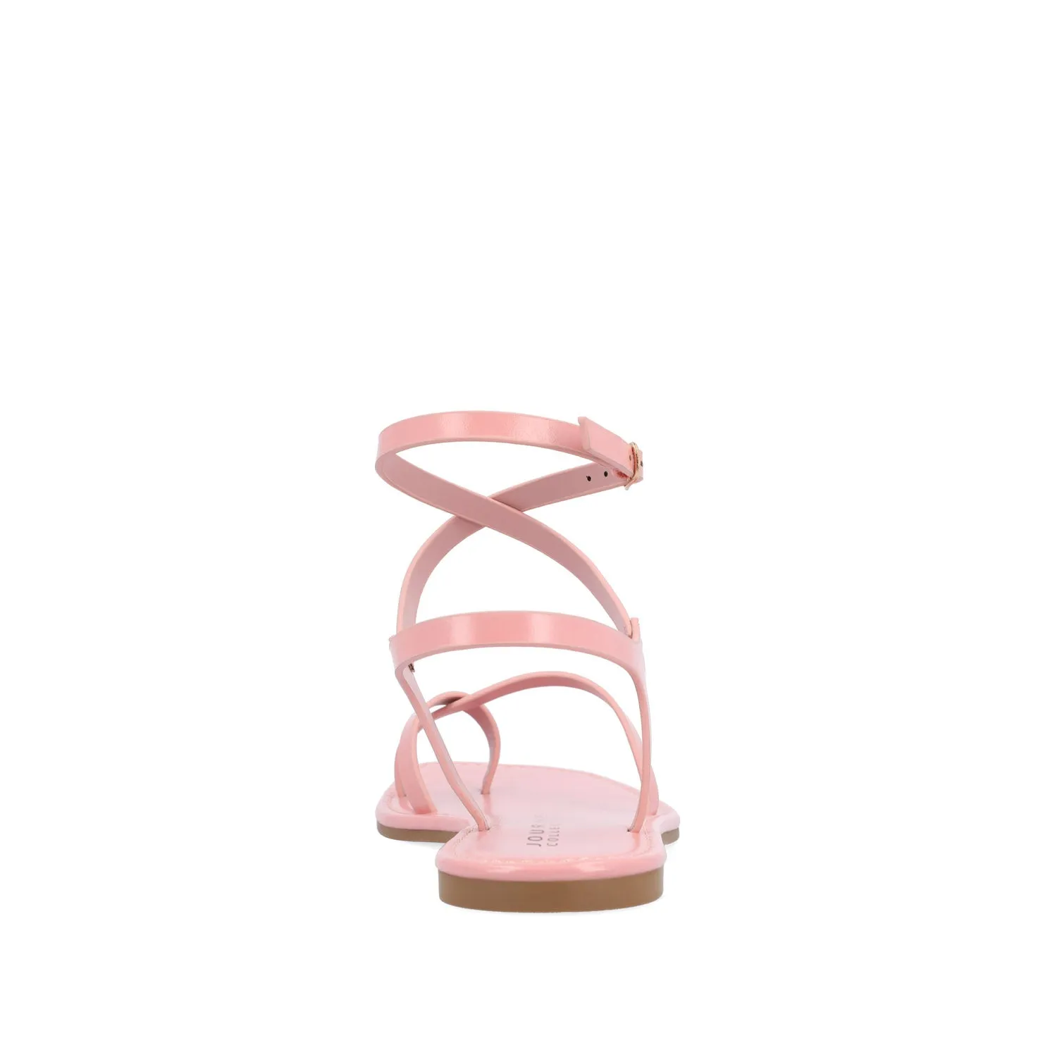 CHARRA MULTI STRAP SANDALS IN PATENT