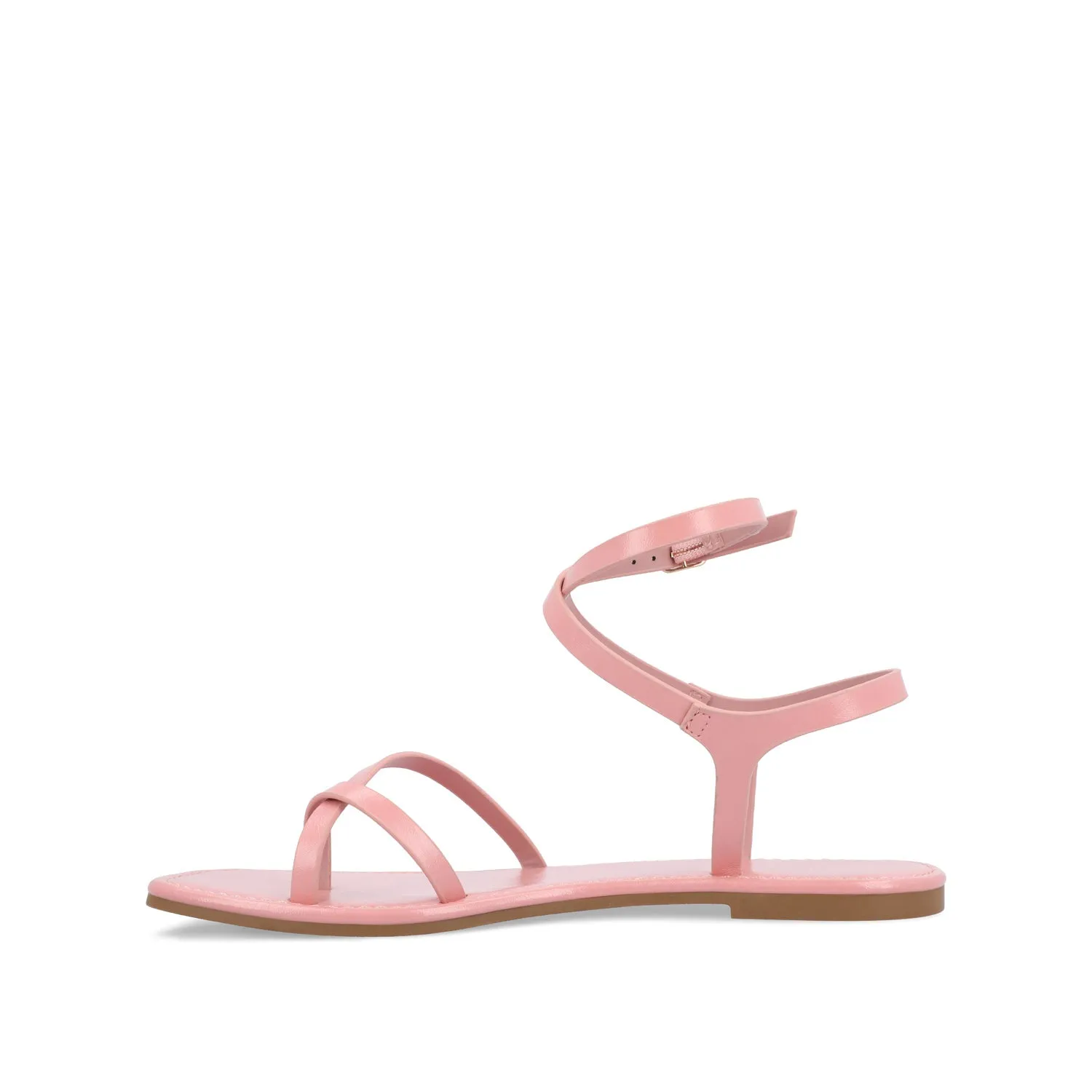 CHARRA MULTI STRAP SANDALS IN PATENT