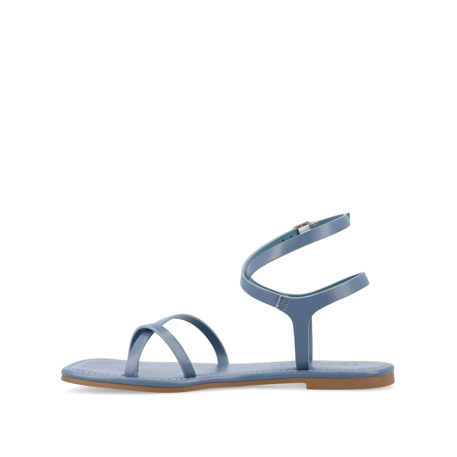 CHARRA MULTI STRAP SANDALS IN PATENT