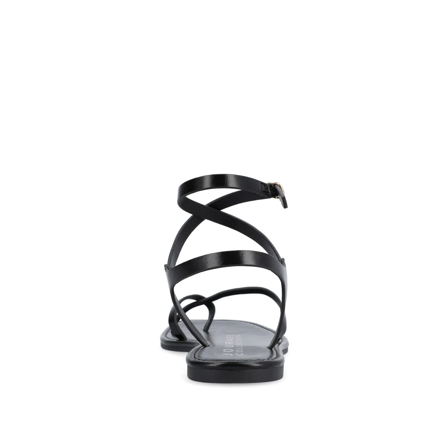 CHARRA MULTI STRAP SANDALS IN PATENT