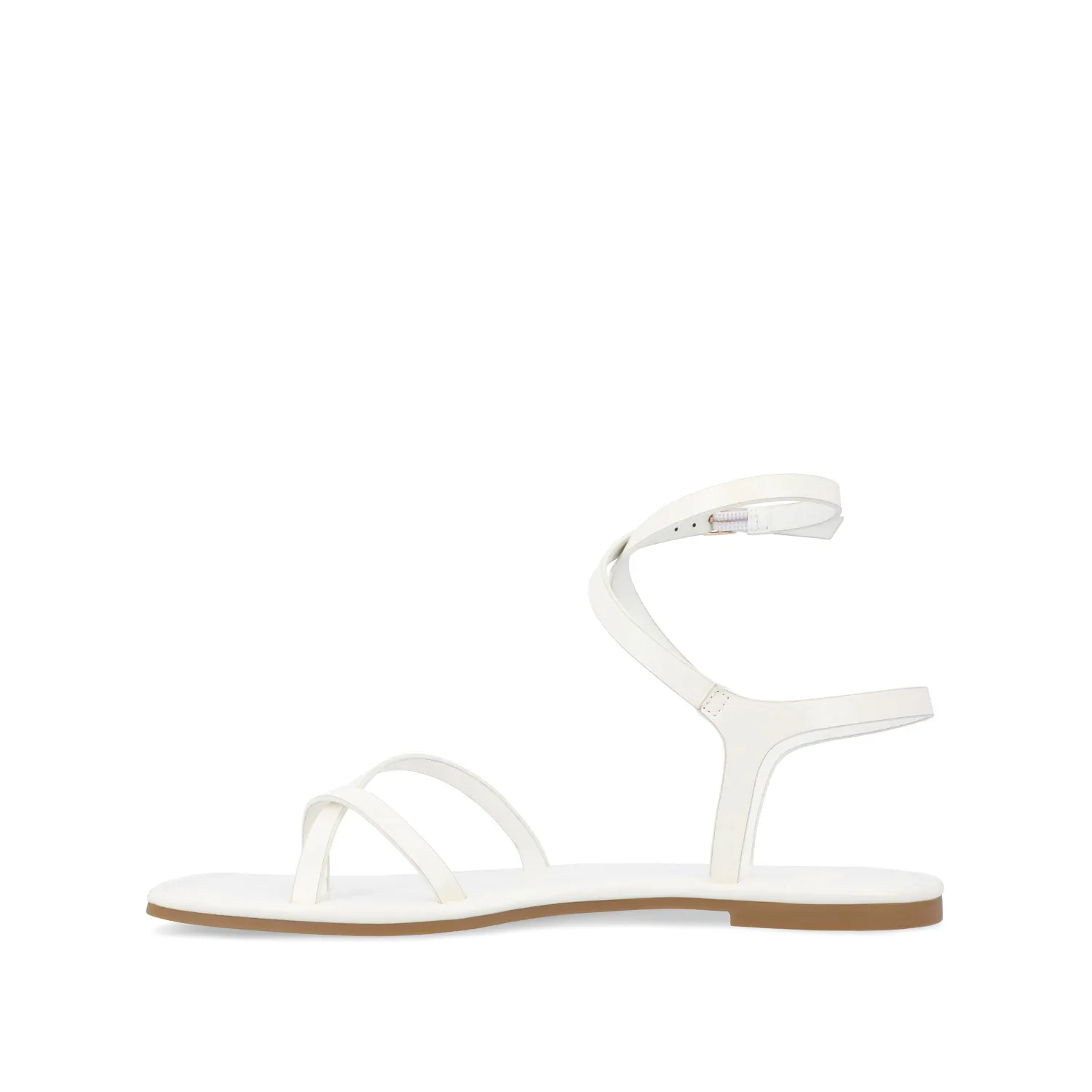 CHARRA MULTI STRAP SANDALS IN PATENT