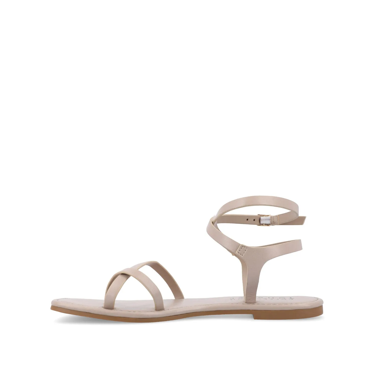 CHARRA MULTI STRAP SANDALS IN PATENT