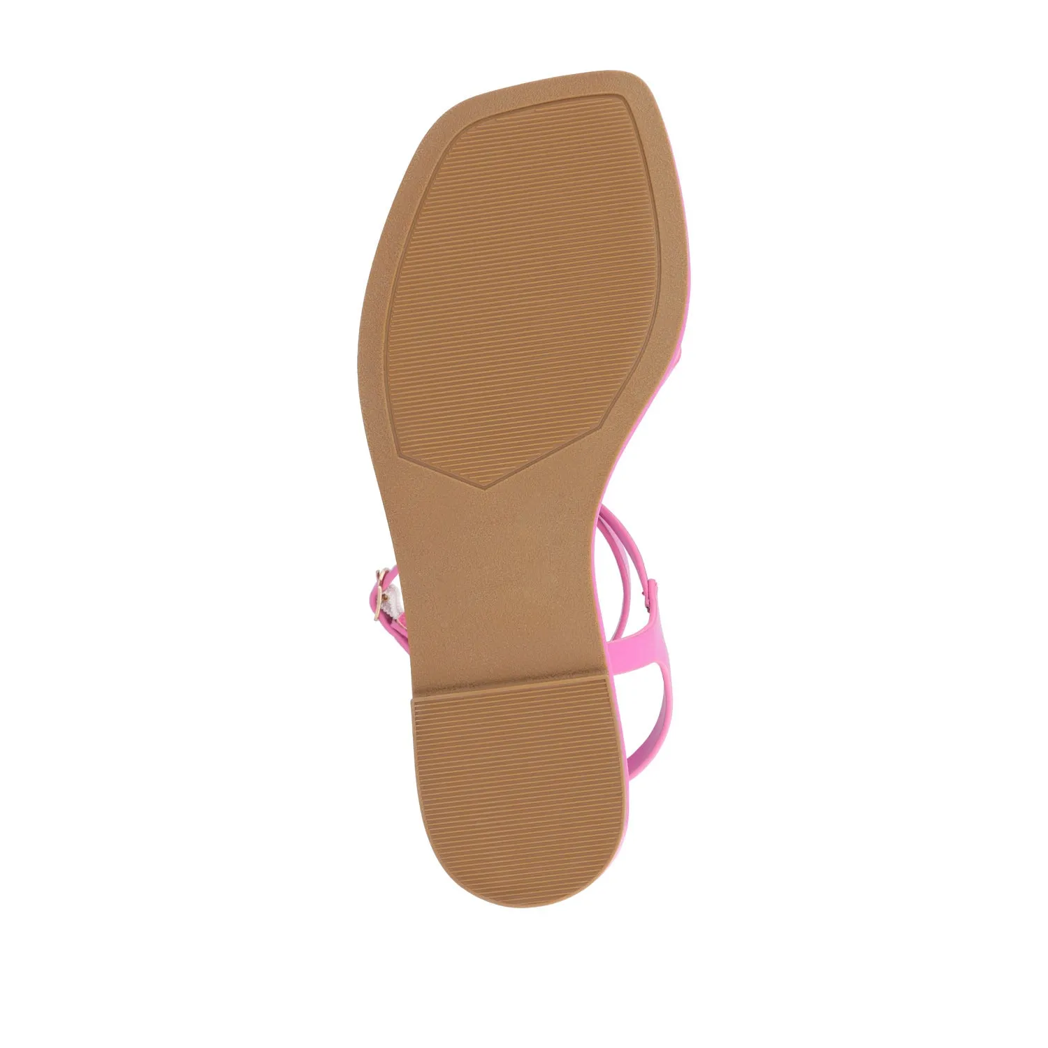 CHARRA MULTI STRAP SANDALS IN PATENT