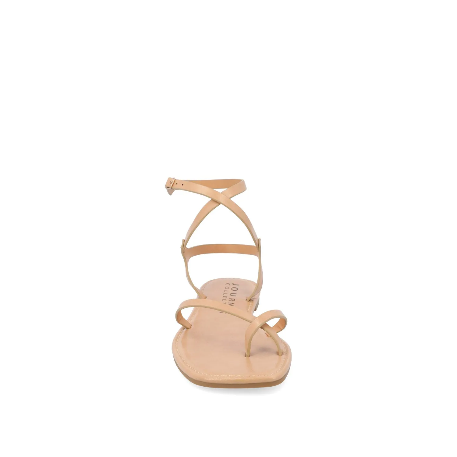 CHARRA MULTI STRAP SANDALS IN PATENT