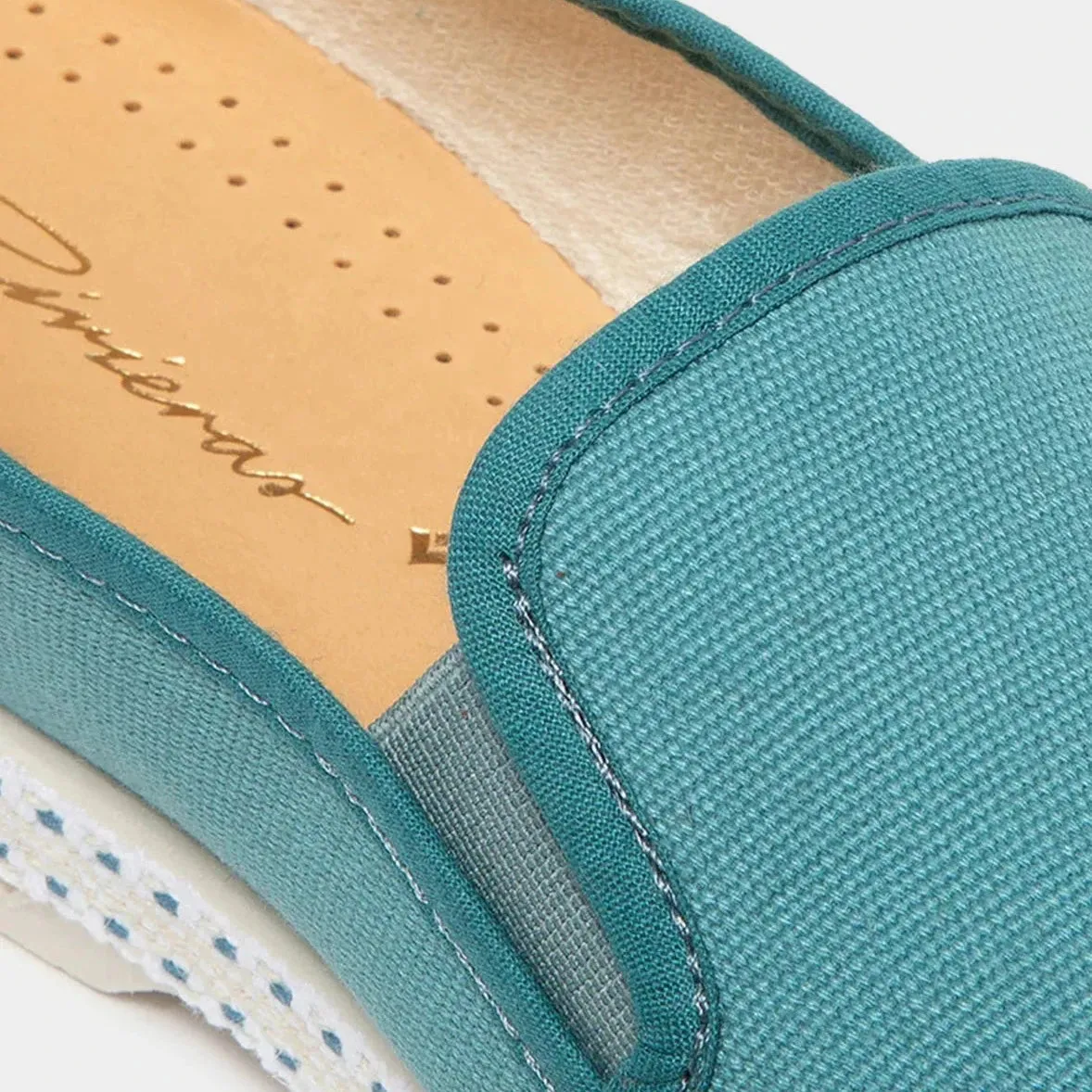 Classic Canvas Loafer: Aqua