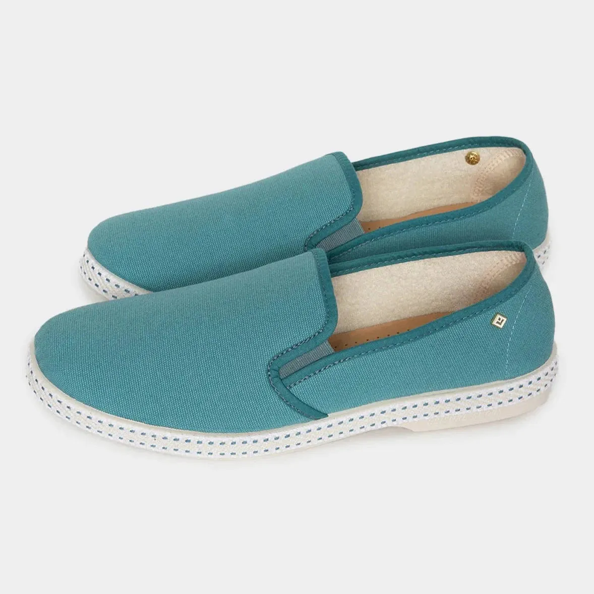 Classic Canvas Loafer: Aqua