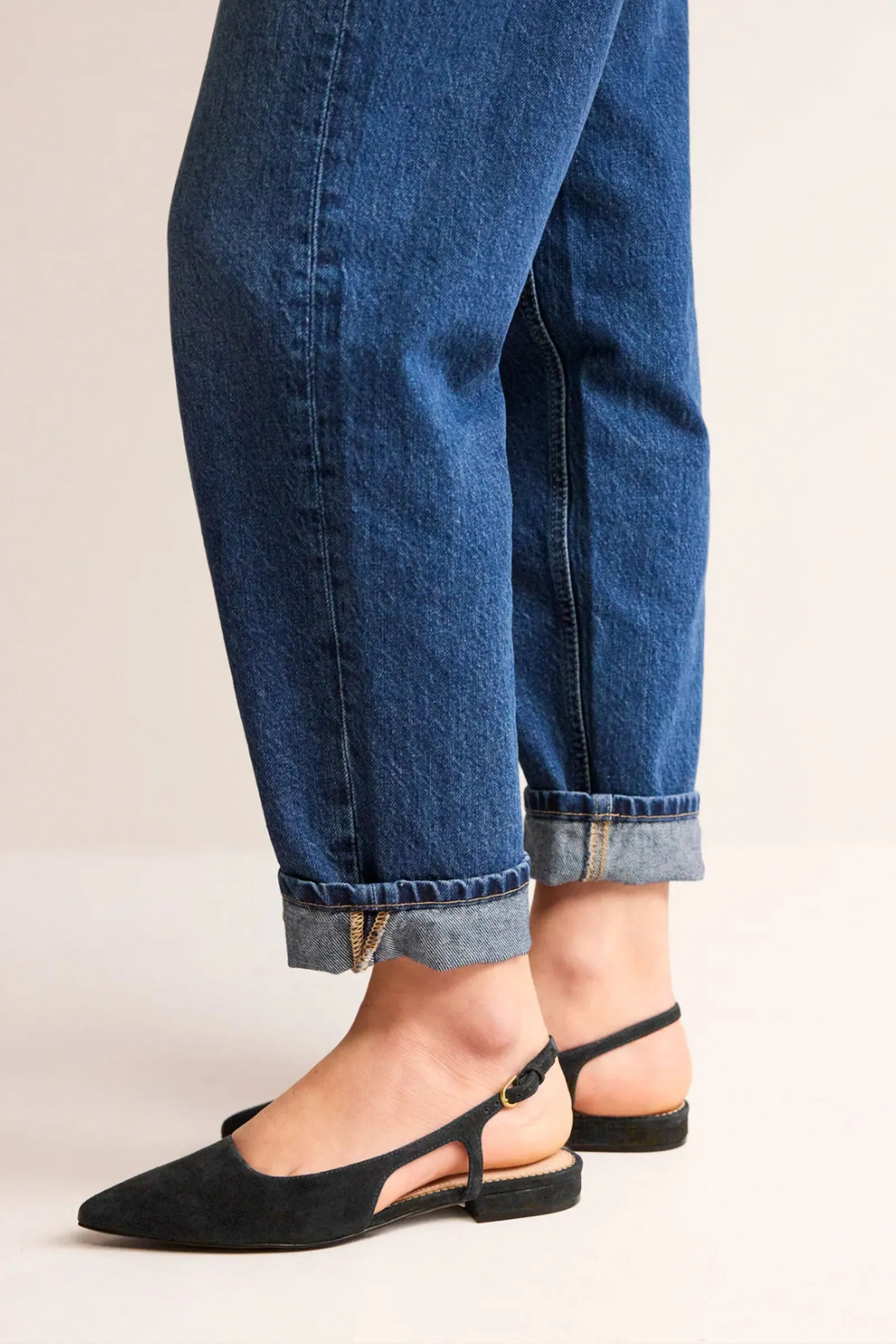 Cut Out Sling Back Flats