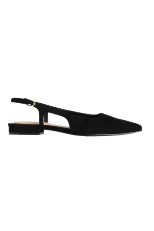 Cut Out Sling Back Flats