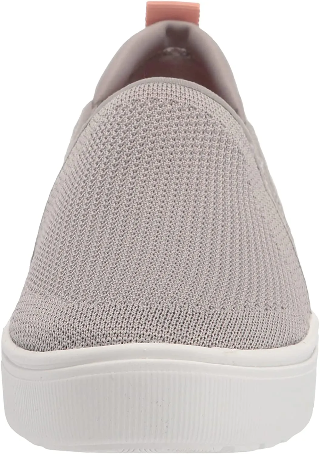 Dr. Scholl's Delight Soft Grey Slip On Rounded Toe Mesh Knit Low Top Sneakers