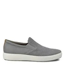 Ecco Men's Soft 7 Slip On Sneakers- Wild Dove