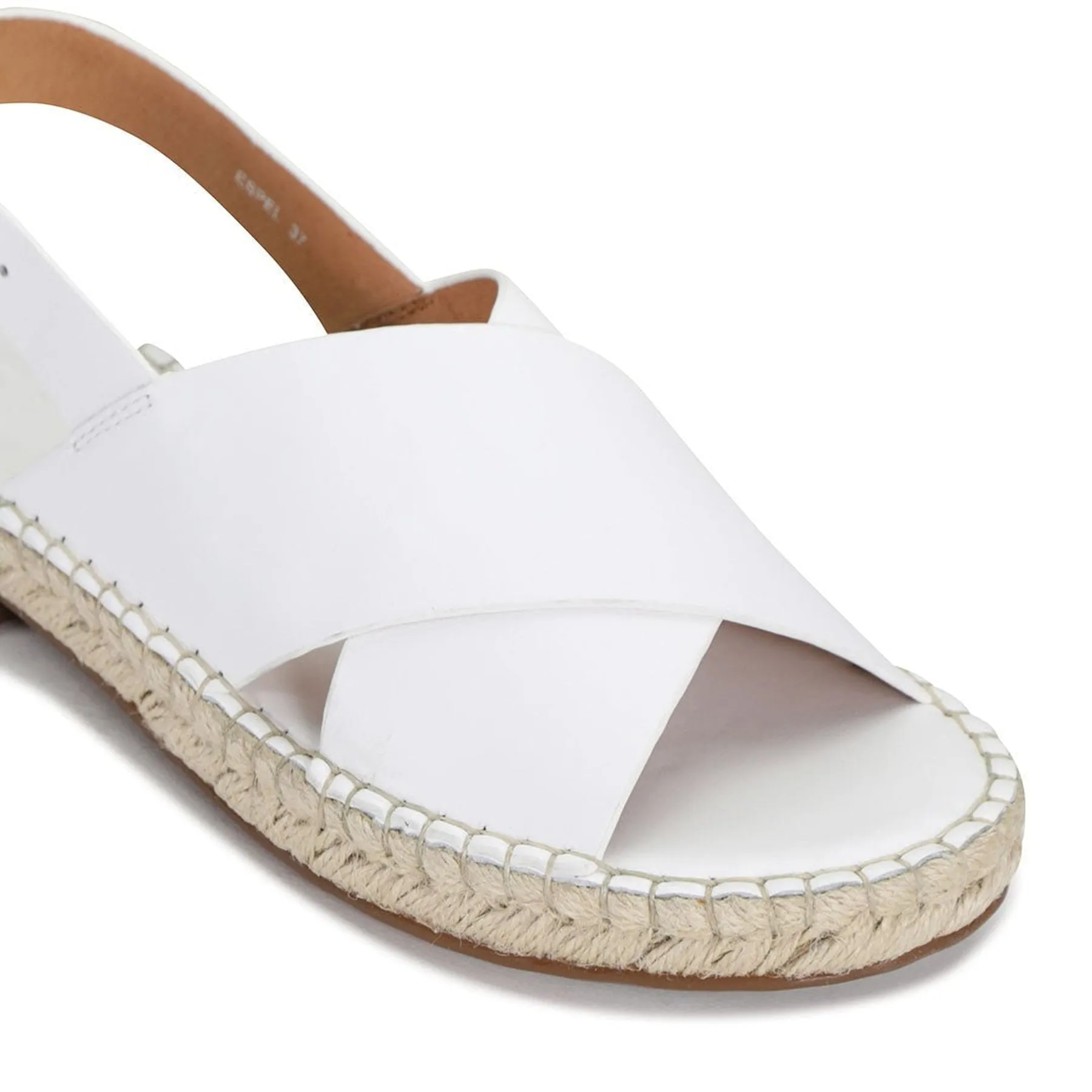 ESPEL LEATHER ARCHIVE ESPADRILLE SANDAL