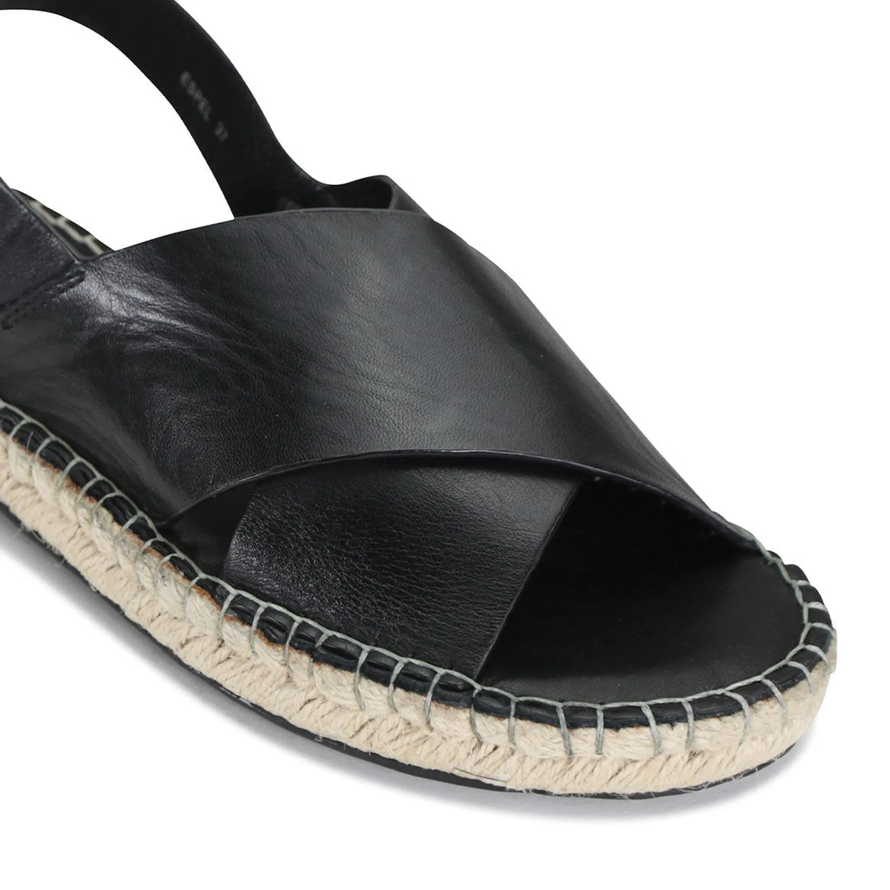 ESPEL LEATHER ARCHIVE ESPADRILLE SANDAL