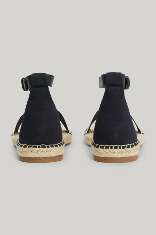 Hilfiger Monotype Webbing Strap Espadrille Sandals