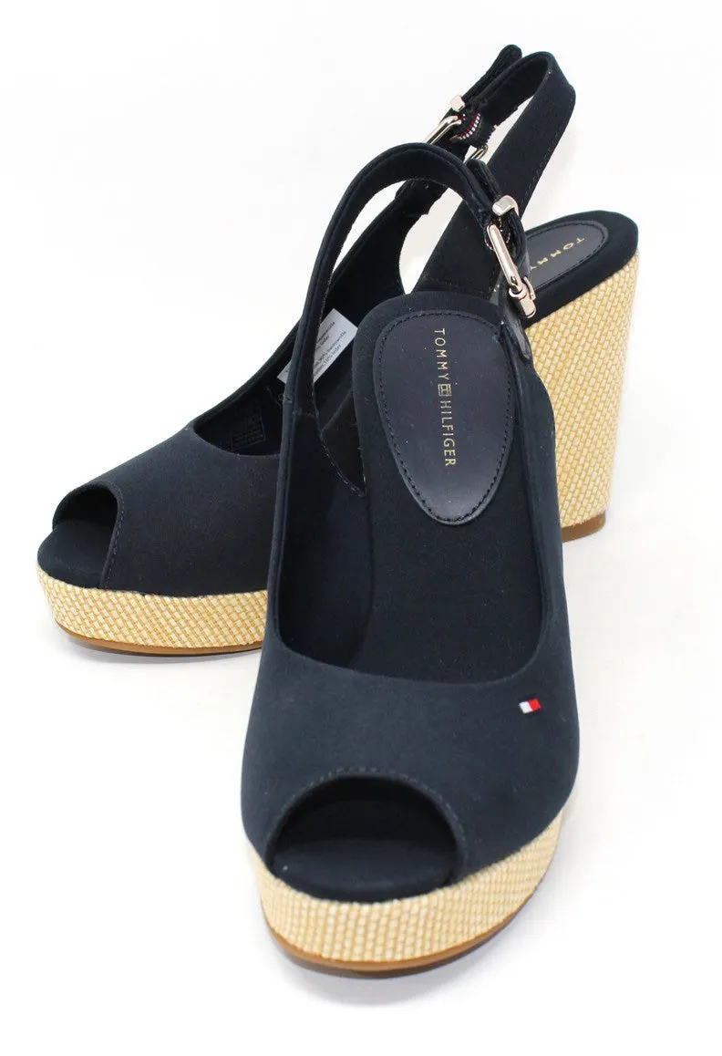 ICONIC SLINGBACK ESPADRILLE HIGH HEEL WEDGES