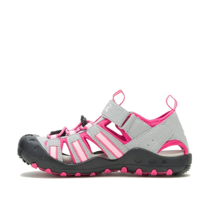 Kamik Grey/Pink Crab Toddler Sandal