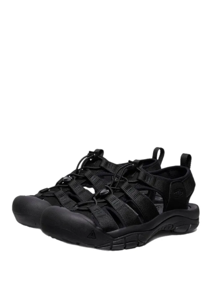 Keen Men's Newport H2 Triple Black Sandals