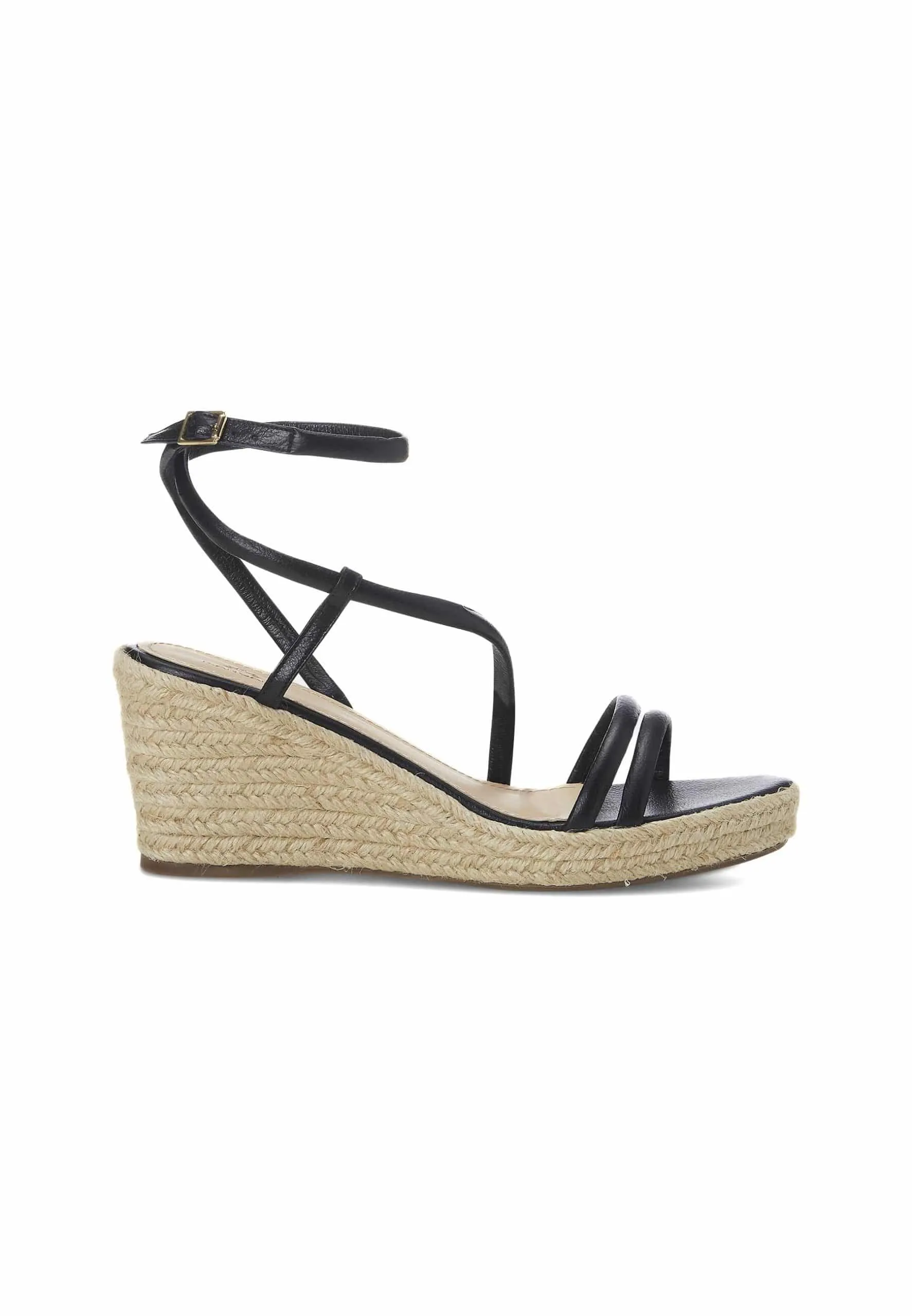 Ladies White Espadrille Wedges