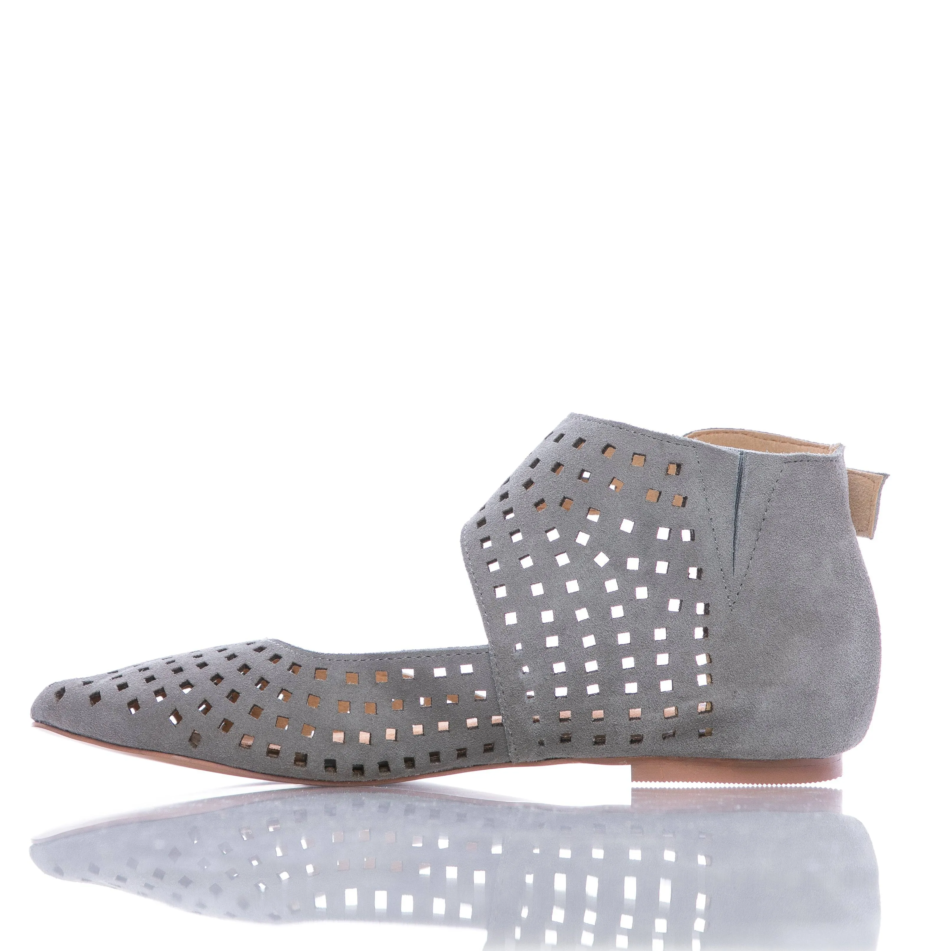 Leola - Grey Suede - Street Sole