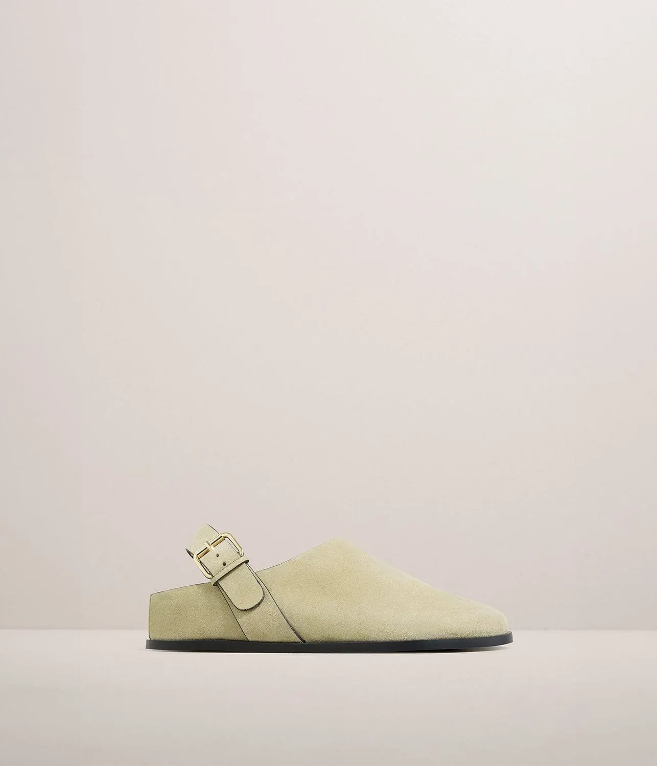 LOUIS CLOG- ARTICHOKE SUEDE