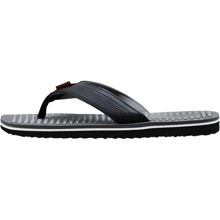 Mens Flip Flop Sandal Black/Charcoal