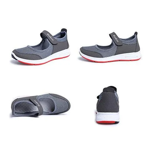 Mother's magic tape slip on sneakers best shoes for walking