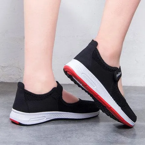 Mother's magic tape slip on sneakers best shoes for walking