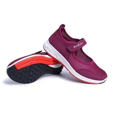 Mother's magic tape slip on sneakers best shoes for walking