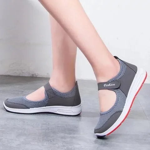 Mother's magic tape slip on sneakers best shoes for walking