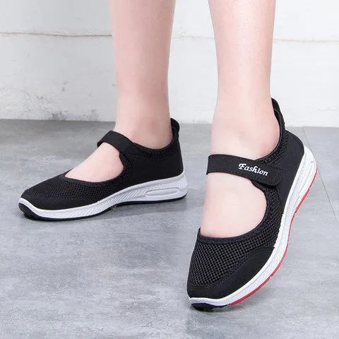 Mother's magic tape slip on sneakers best shoes for walking