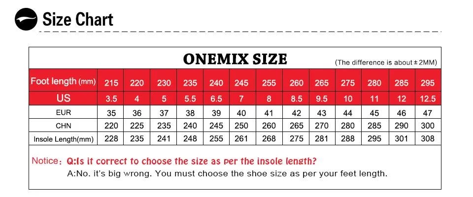 ONEMIX Presidential Light Sneakers