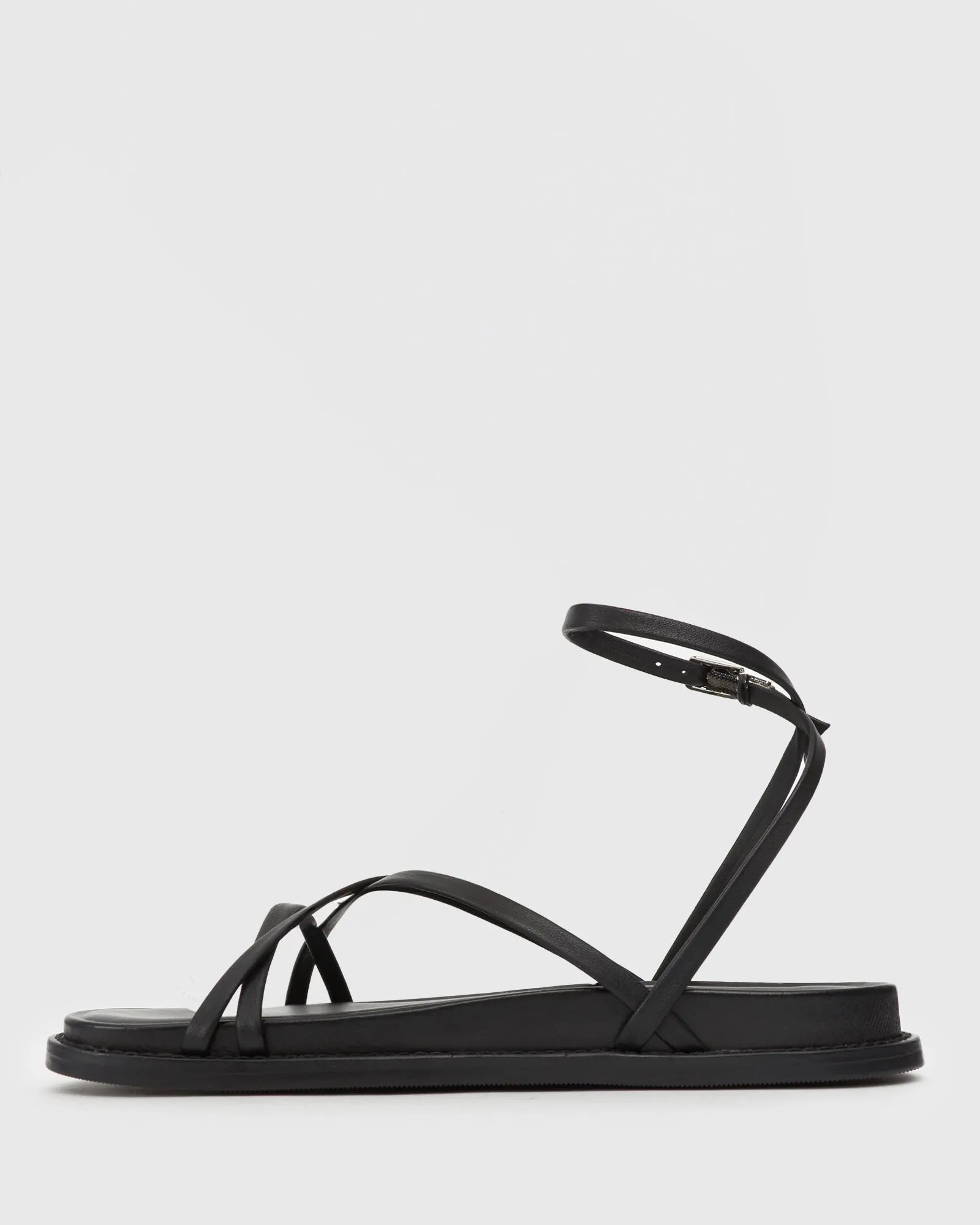 PALM Leather Strappy Footbed Sandals