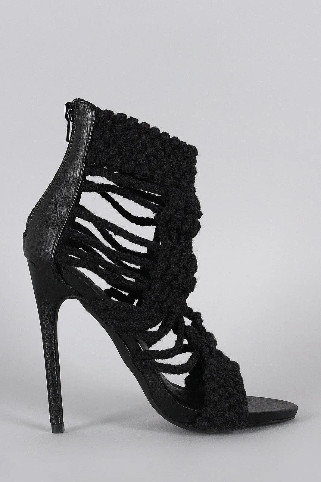 Privileged Knit Crochet Heel