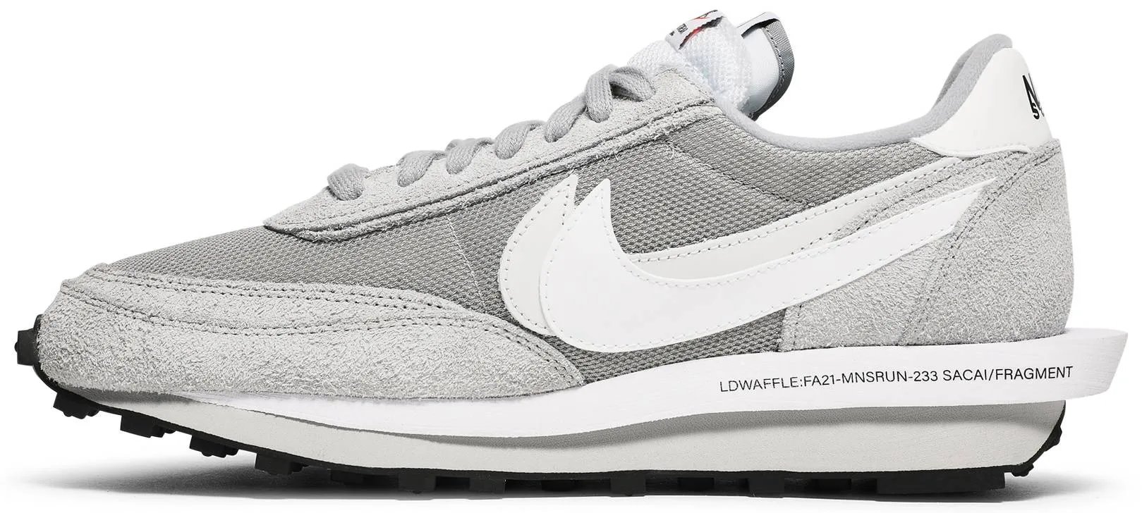 Sacai x Fragment Design x LDV Waffle 'Light Smoke Grey'