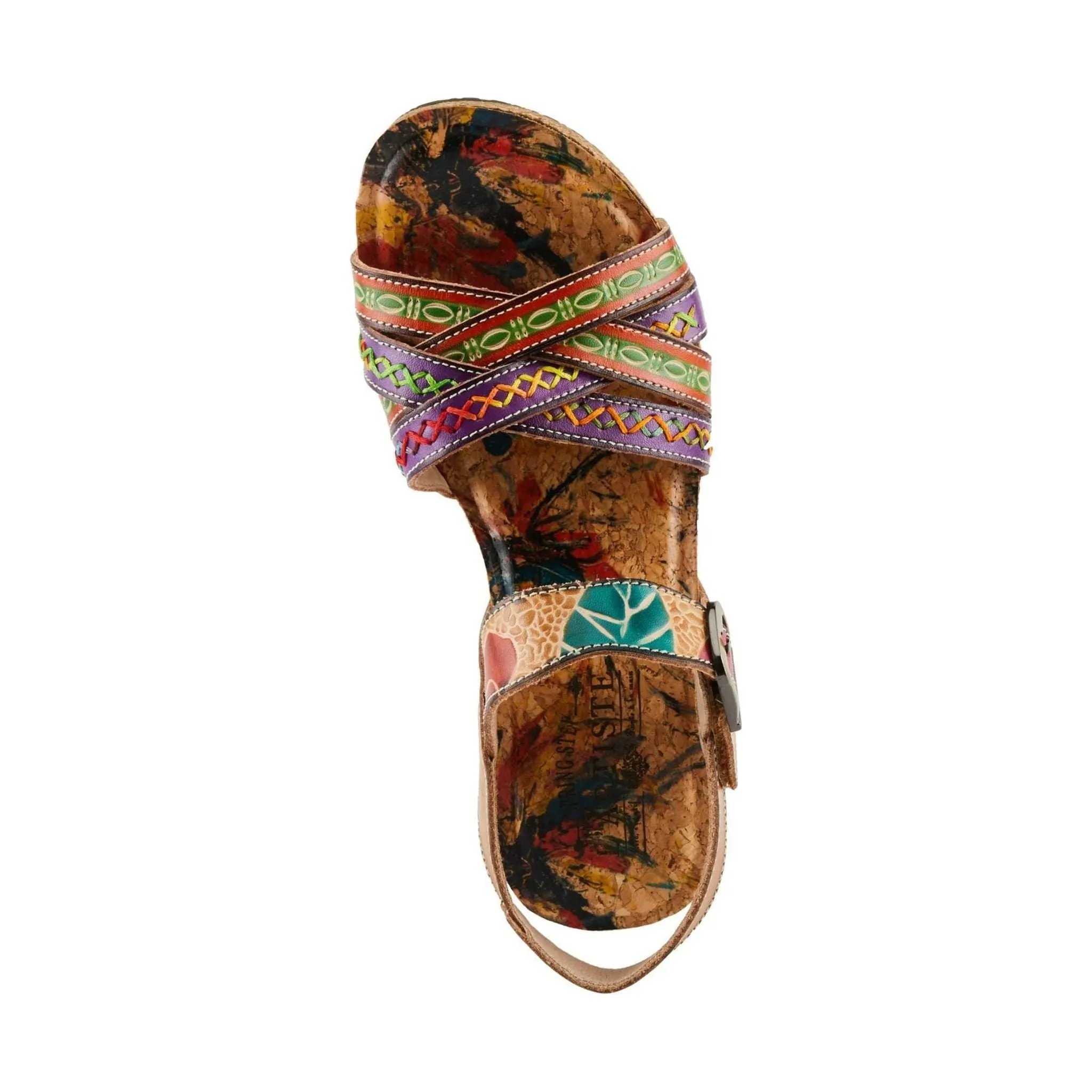 Spring Step Women's L'Artiste Bosquet Sandals - Tan Multi