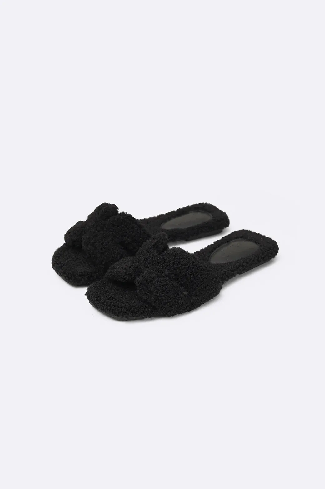 TEDDY FUR SLIDES