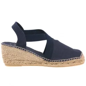 Toni Pons Classic Wedge In Navy