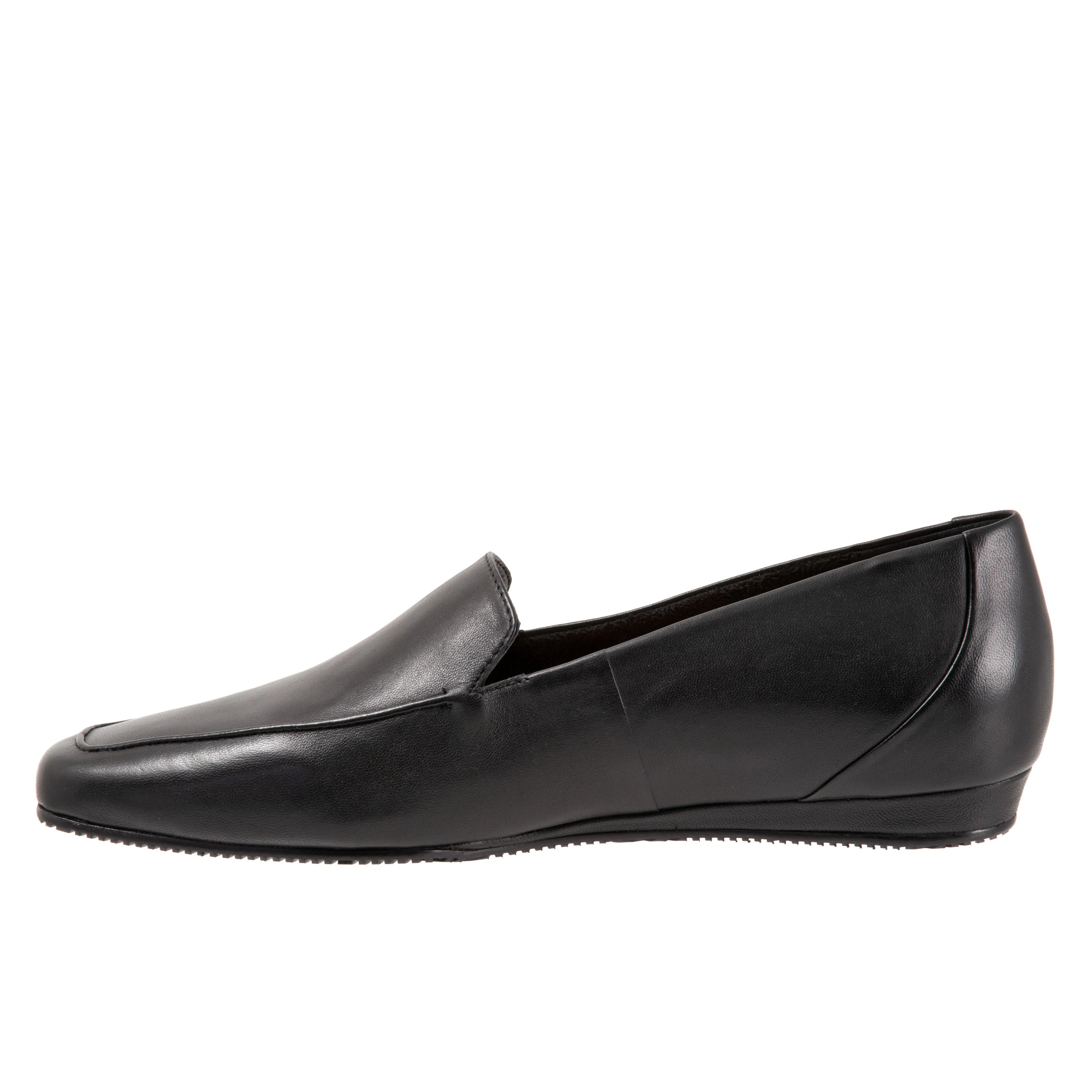 Vista Black Slip-on Shoes