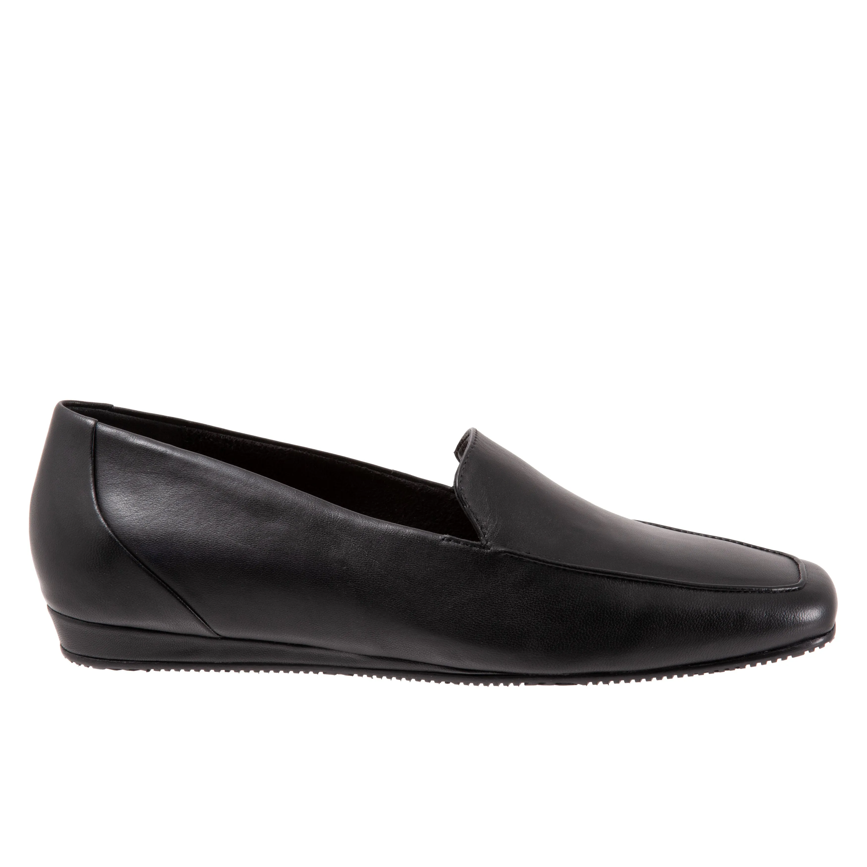 Vista Black Slip-on Shoes